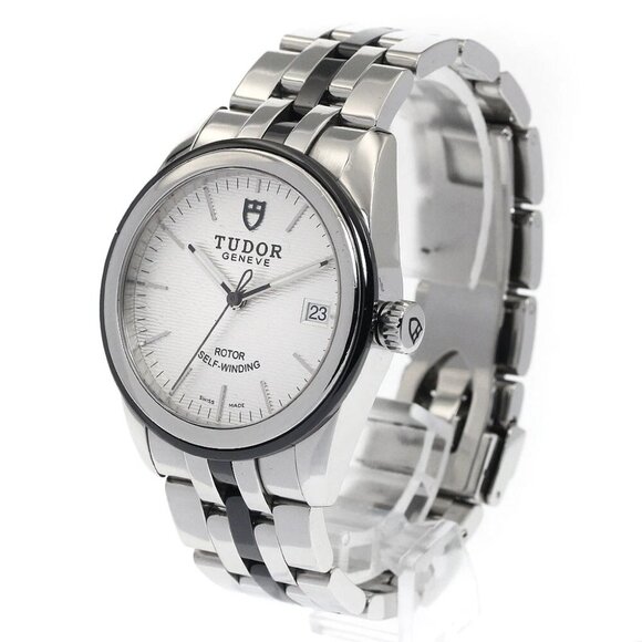 TUDOR Grammar Date 55010 Silver Dial Automatic Men's Watch - Picture 2 of 6